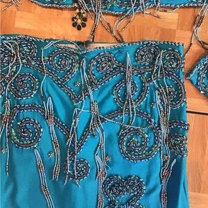 Professional, Egyptian style belly dance costume